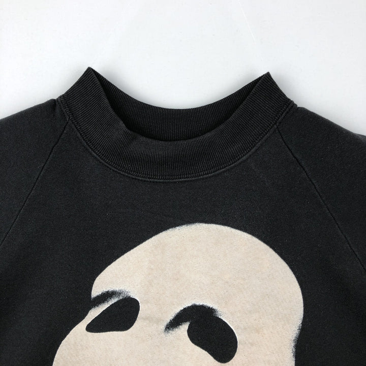 90'S Fruit of the Loom Phantom of the Opera print sweatshirt, made in the USA, men's XL size, vintage cotton black type Vintage Second Hand