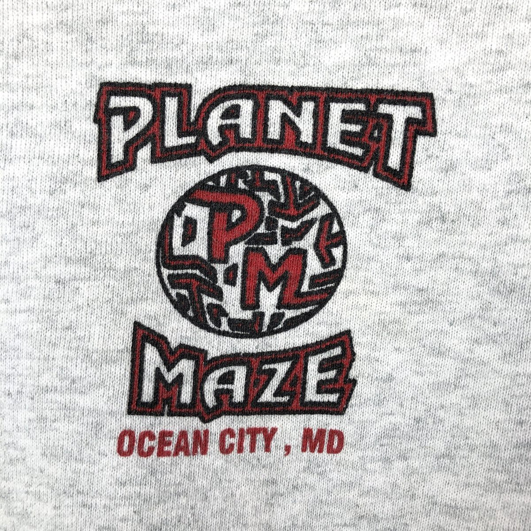 Vintage 90'S Fruit of the Loom Advertising Sweatshirt, Made in USA, Men's Size L cotton gray type Vintage Second Hand