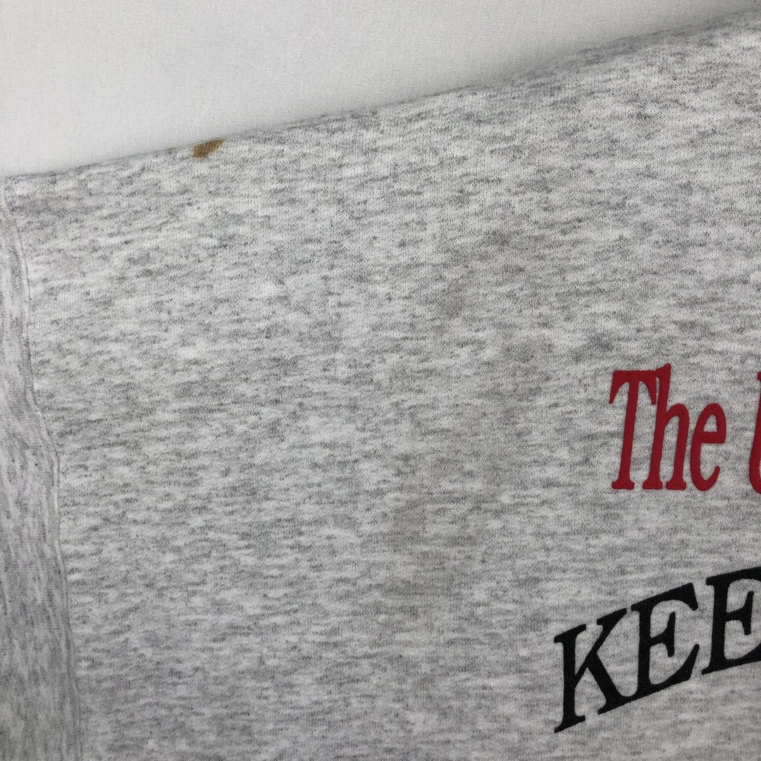 Hanes Martin Luther King Jr. Printed Sweatshirt, Men's Size XL (approx.) cotton gray type Vintage Second Hand