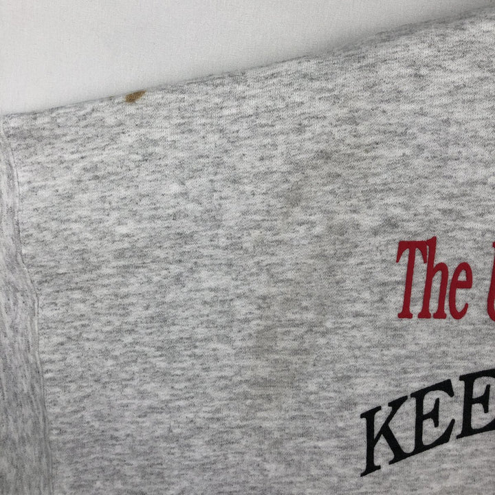 Hanes Martin Luther King Jr. Printed Sweatshirt, Men's Size XL (approx.) cotton gray type Vintage Second Hand