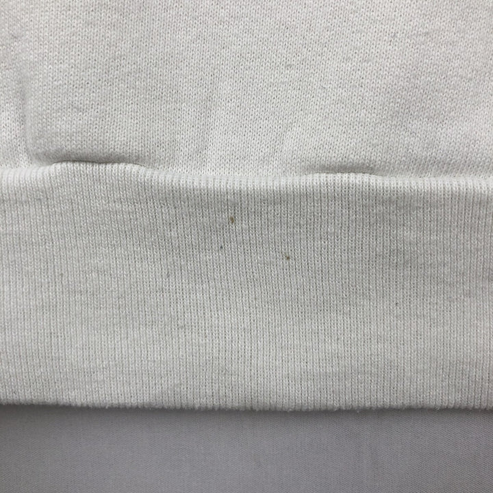 90'S Fruit of the Loom printed sweatshirt, made in the USA, men's size L, vintage cotton white type Vintage Second Hand