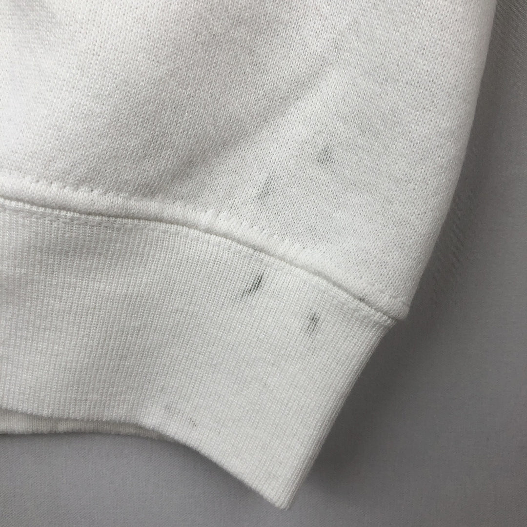 Vintage 90'S Fruit of the Loom Advertising Sweatshirt, Made in USA, Men's Size Medium cotton white type Vintage Second Hand