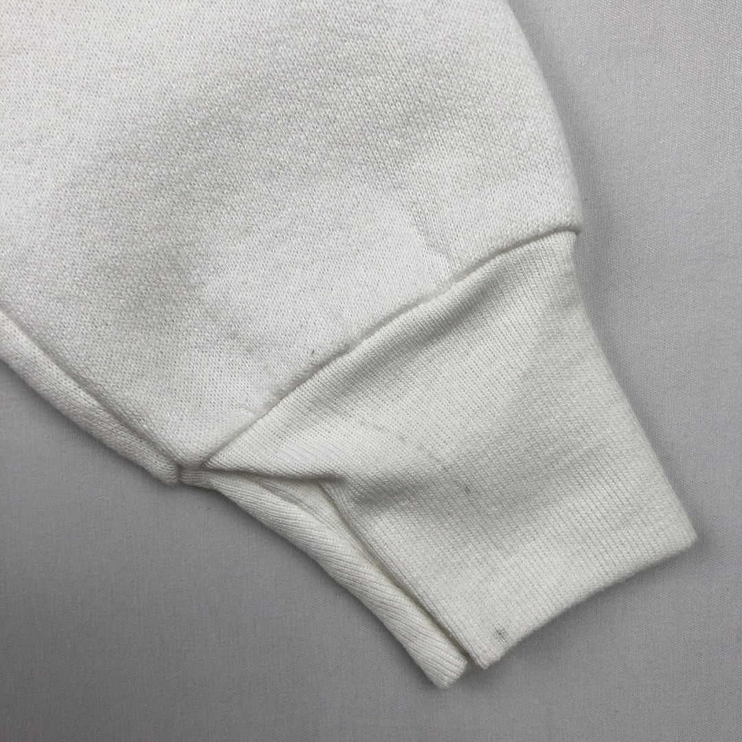 Vintage 90'S Fruit of the Loom Advertising Sweatshirt, Made in USA, Men's Size Medium cotton white type Vintage Second Hand