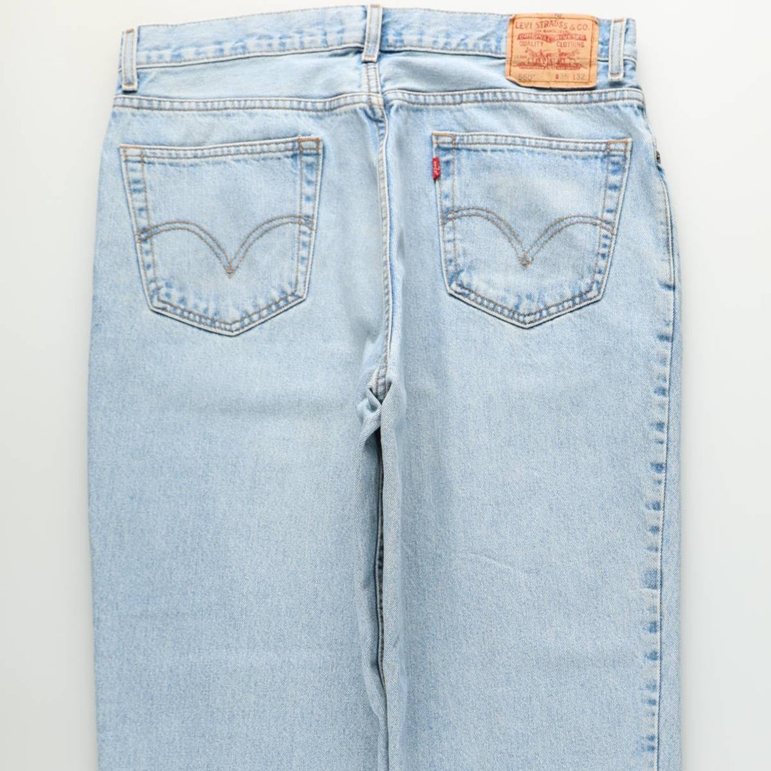 Levi's 560 COMFORT FIT tapered denim pants for men, size w36 cotton blue type Vintage Second Hand