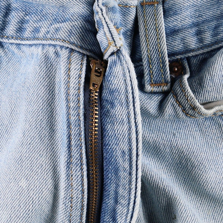 Levi's 550 Relaxed Fit Painted Tapered Denim Pants, Men's Size W33 (approx.) cotton blue type Vintage Second Hand