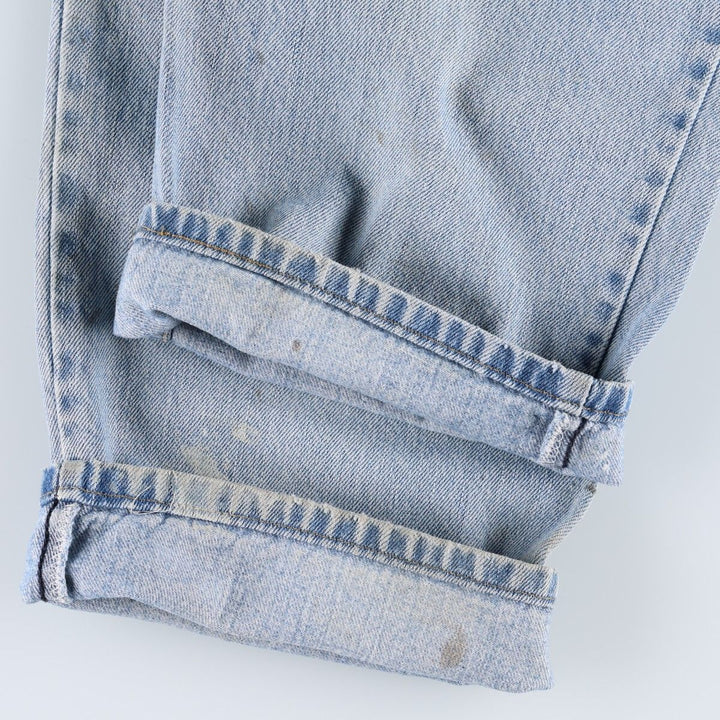 Levi's 550 Relaxed Fit Painted Tapered Denim Pants, Men's Size W33 (approx.) cotton blue type Vintage Second Hand