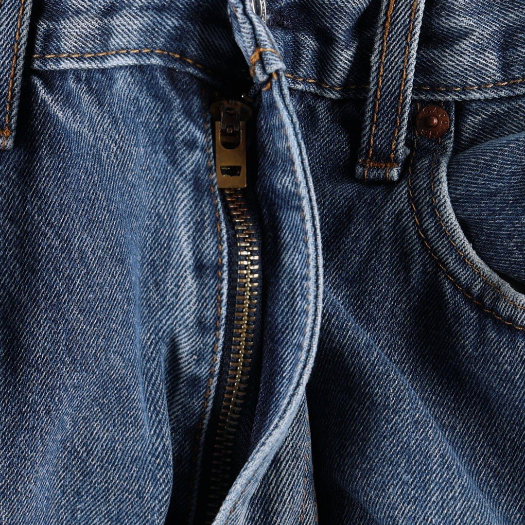 Levi's 550 tapered denim pants for men, size w36 cotton blue type Vintage Second Hand