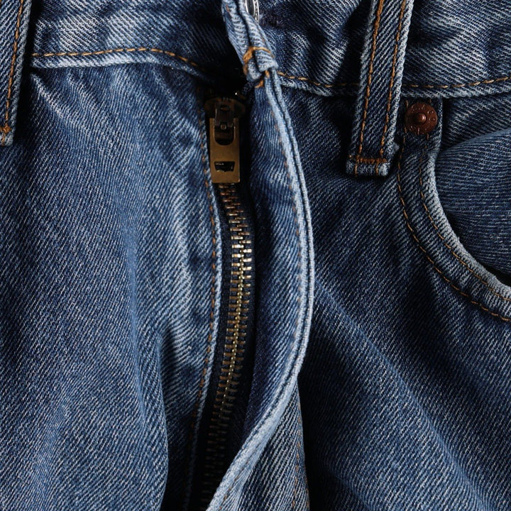 Levi's 550 tapered denim pants for men, size w36 cotton blue type Vintage Second Hand