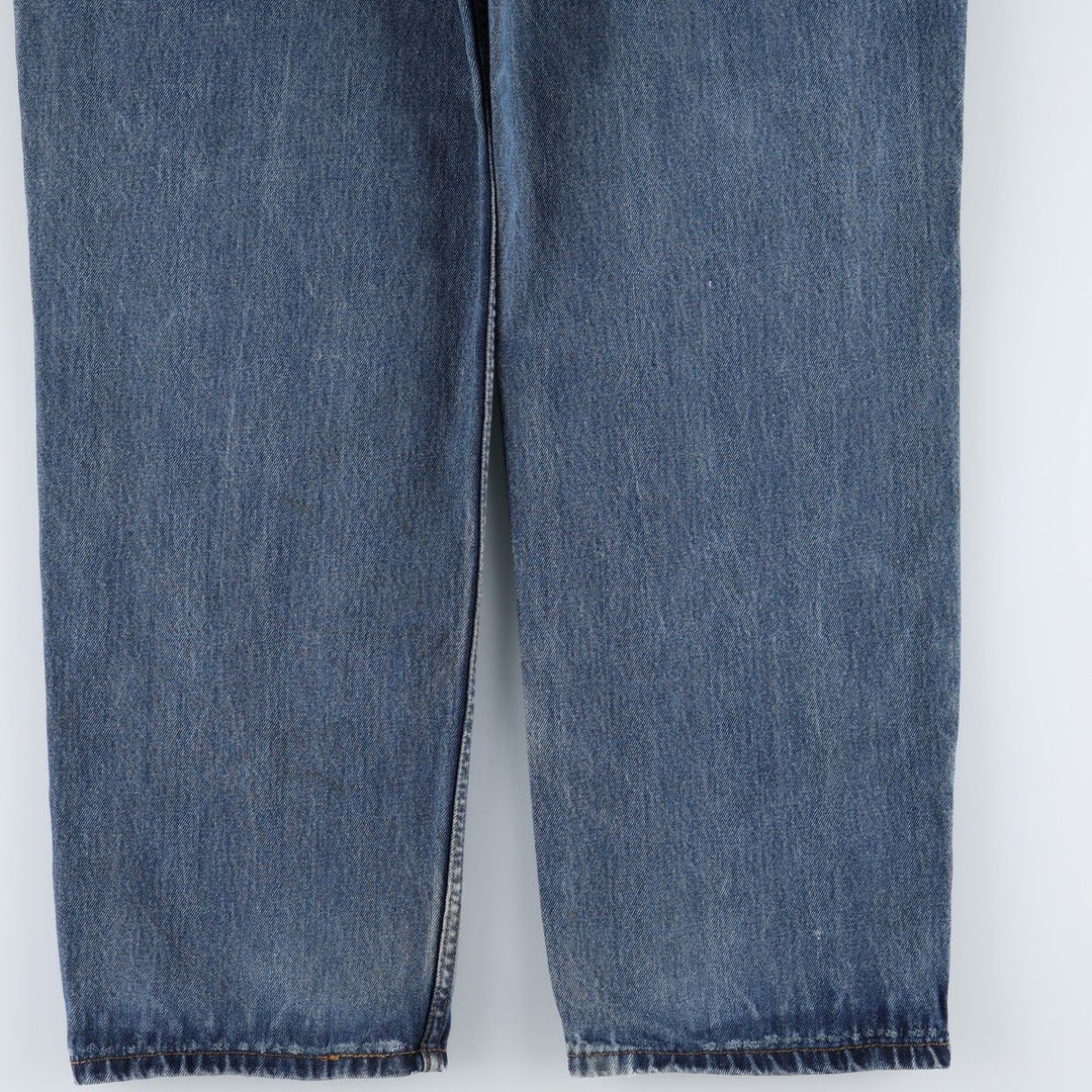 Levi's 550 tapered denim pants for men, size w36 cotton blue type Vintage Second Hand