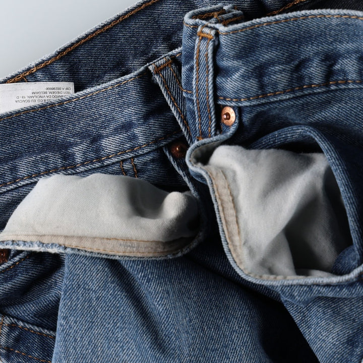 Levi's 550 tapered denim pants for men, size w36 cotton blue type Vintage Second Hand