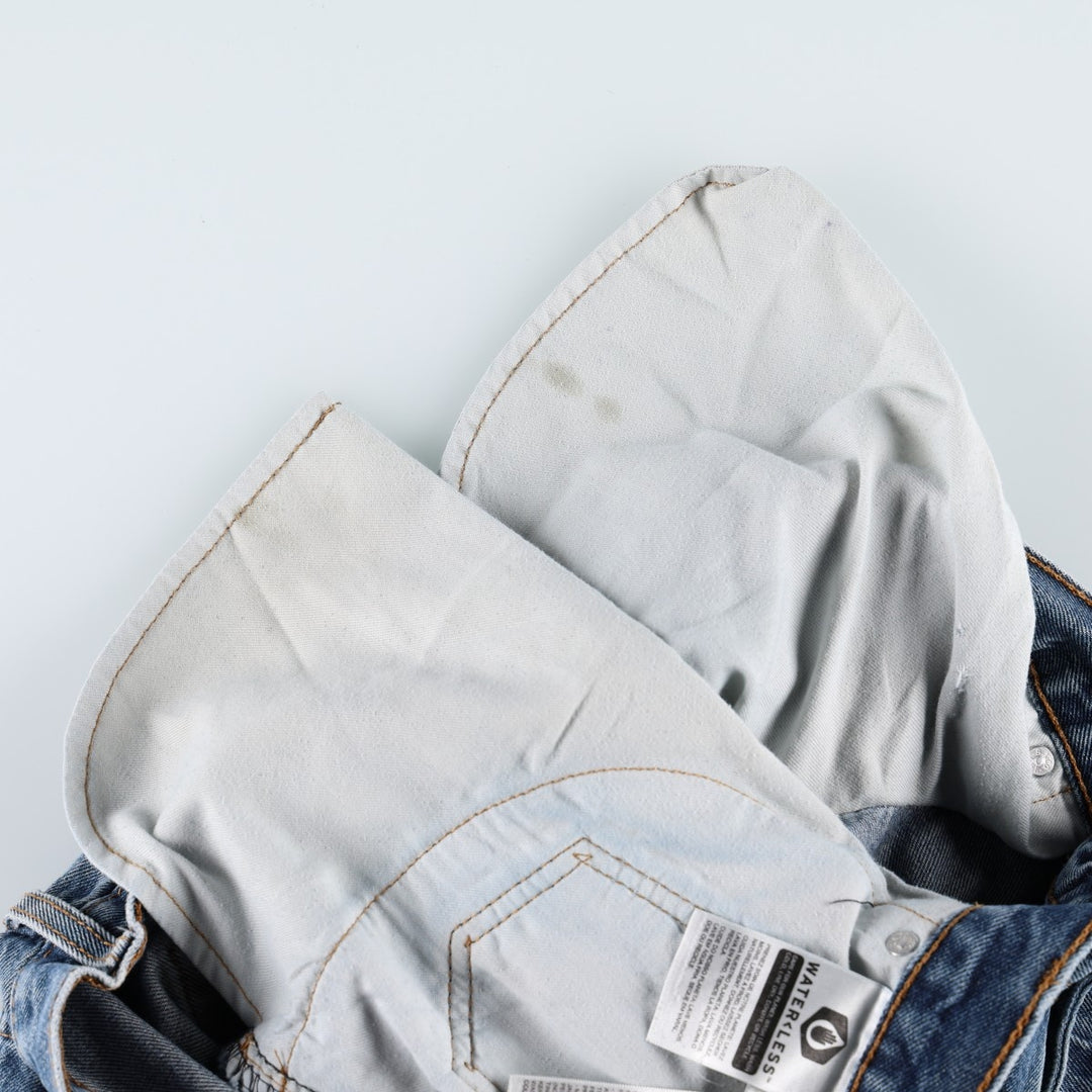Levi's 550 tapered denim pants for men, size w36 cotton blue type Vintage Second Hand