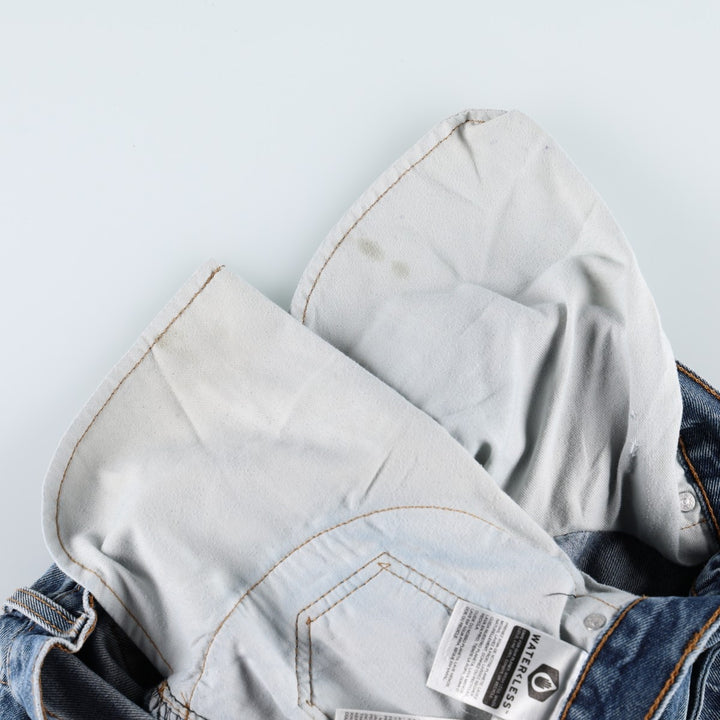 Levi's 550 tapered denim pants for men, size w36 cotton blue type Vintage Second Hand
