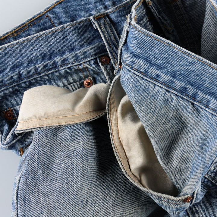 Levi's 550 Relaxed Fit Tapered Denim Pants for Men, W36 cotton blue type Vintage Second Hand