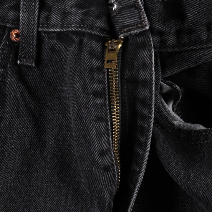 Levi's 550 Black Denim Tapered Denim Pants Men's W36 unclear black type Vintage Second Hand