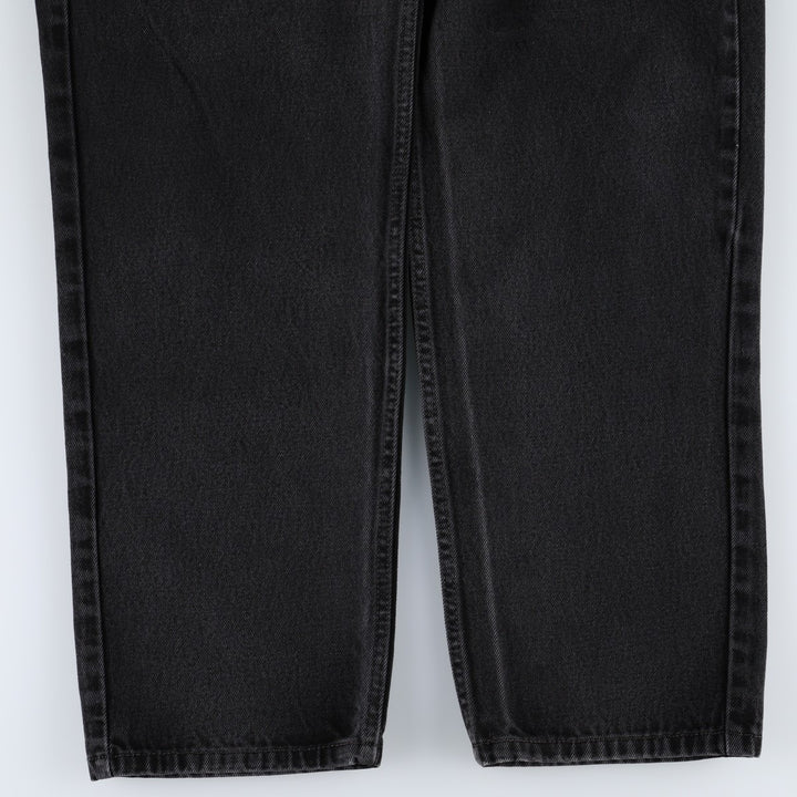Levi's 550 Black Denim Tapered Denim Pants Men's W36 unclear black type Vintage Second Hand
