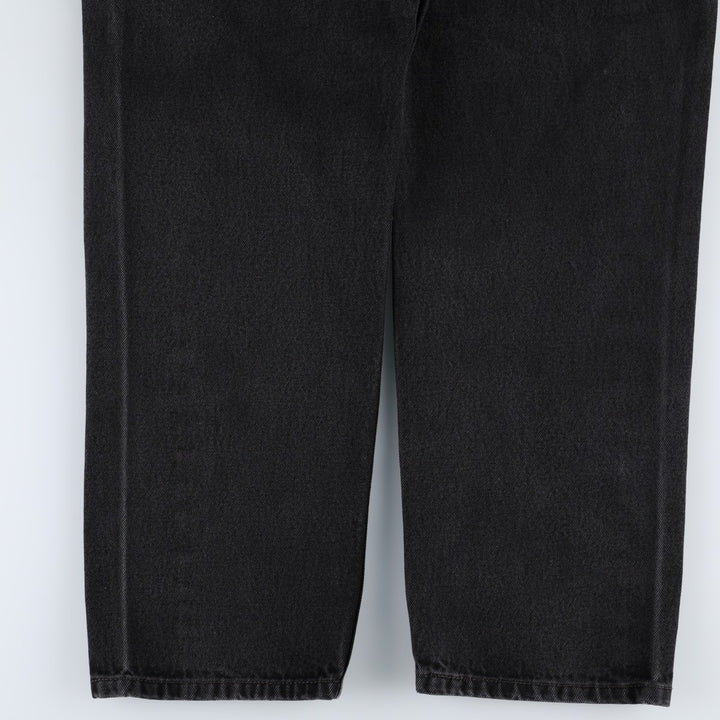 Levi's 550 Black Denim Tapered Denim Pants Men's W36 unclear black type Vintage Second Hand
