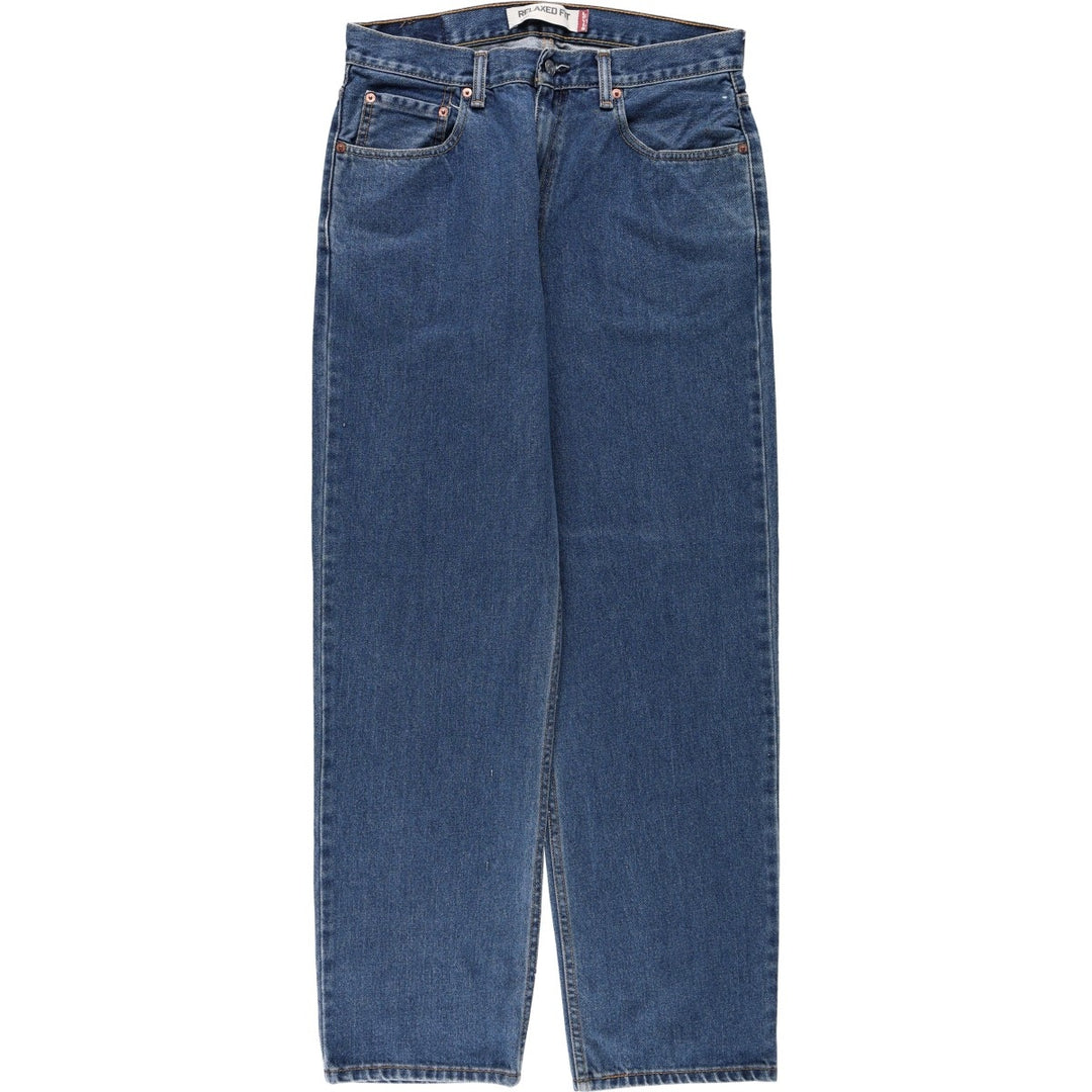 Levi's 550 Relaxed Fit Tapered Denim Pants for Men, W33 cotton blue type Vintage Second Hand