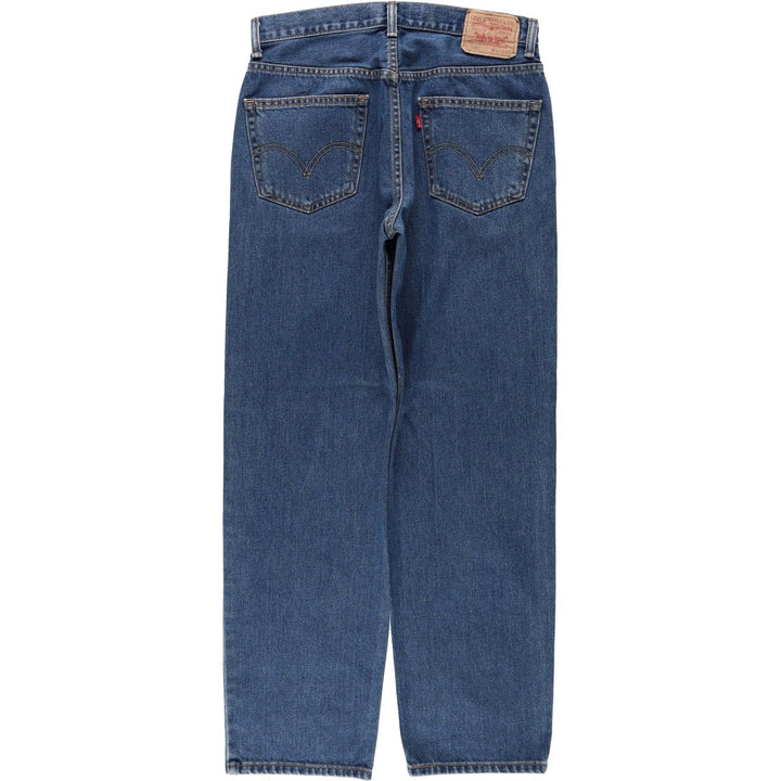 Levi's 550 Relaxed Fit Tapered Denim Pants for Men, W33 cotton blue type Vintage Second Hand