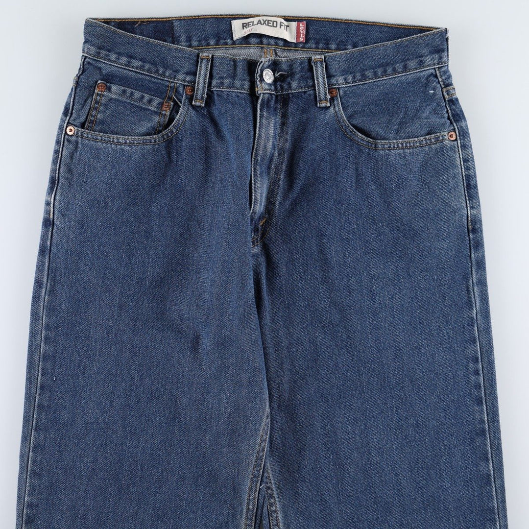 Levi's 550 Relaxed Fit Tapered Denim Pants for Men, W33 cotton blue type Vintage Second Hand