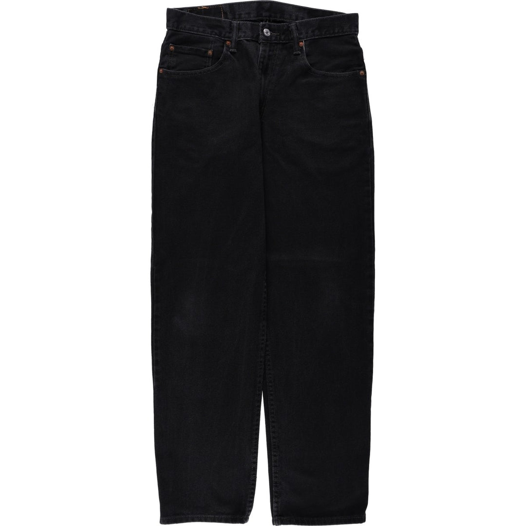 Levi's 550 Black Denim Tapered Denim Pants Men's W33 cotton black type Vintage Second Hand