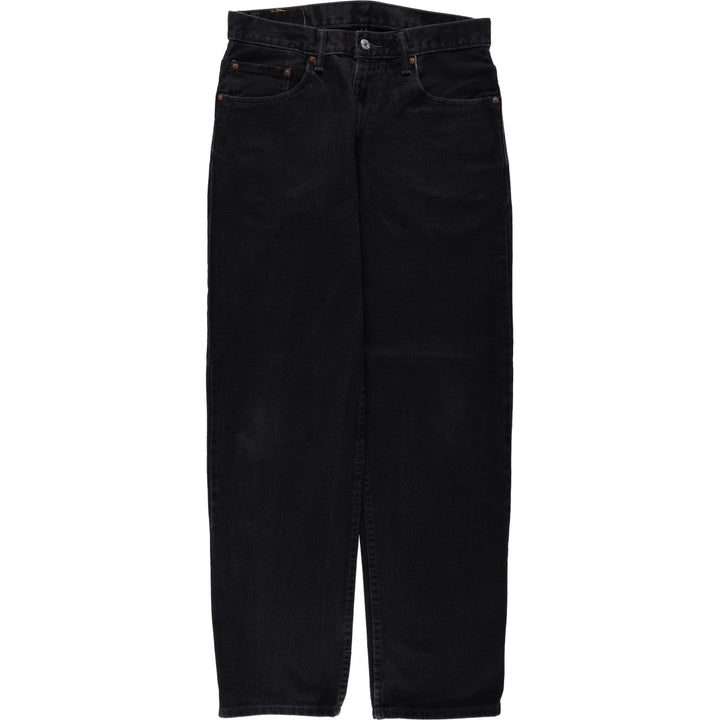 Levi's 550 Black Denim Tapered Denim Pants Men's W33 cotton black type Vintage Second Hand