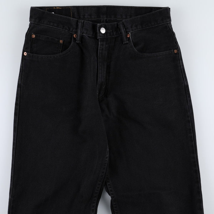 Levi's 550 Black Denim Tapered Denim Pants Men's W33 cotton black type Vintage Second Hand