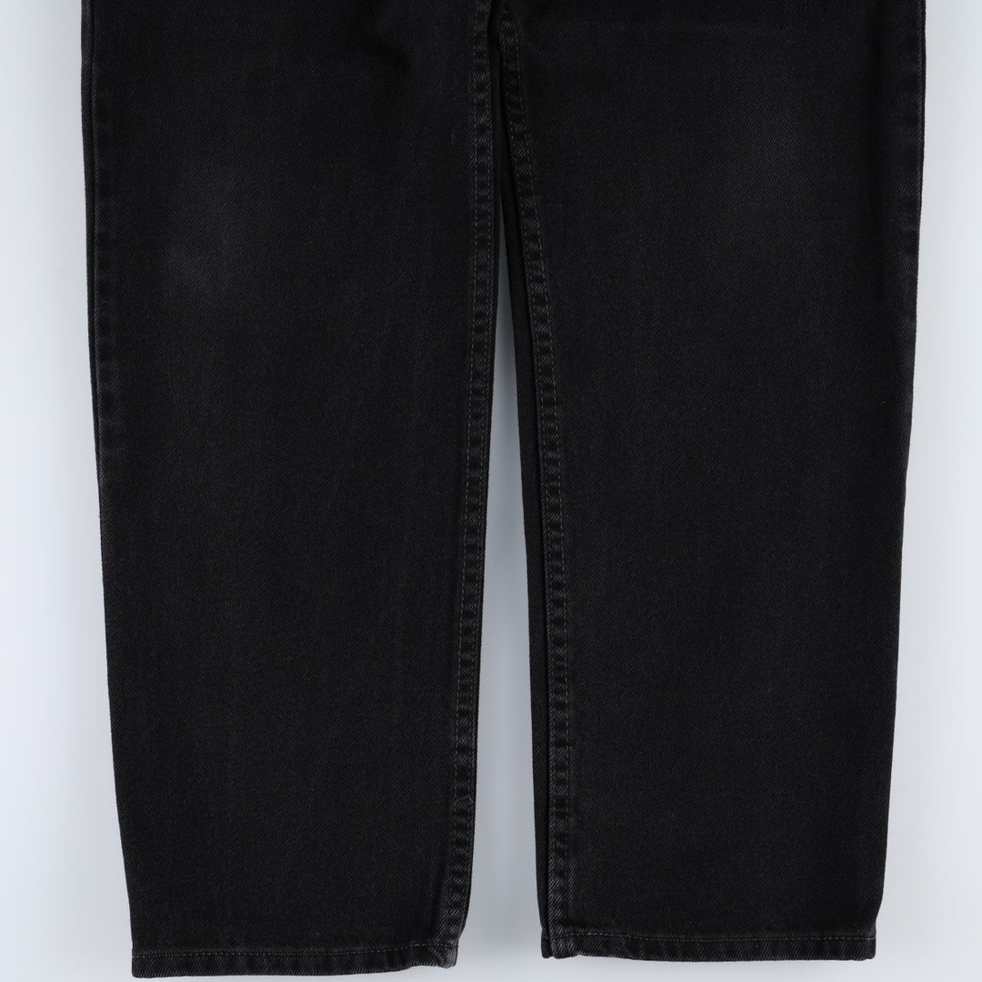 Levi's 550 Black Denim Tapered Denim Pants Men's W33 cotton black type Vintage Second Hand