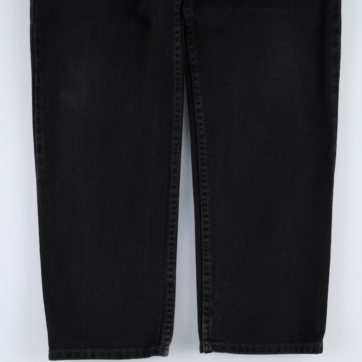 Levi's 550 Black Denim Tapered Denim Pants Men's W33 cotton black type Vintage Second Hand