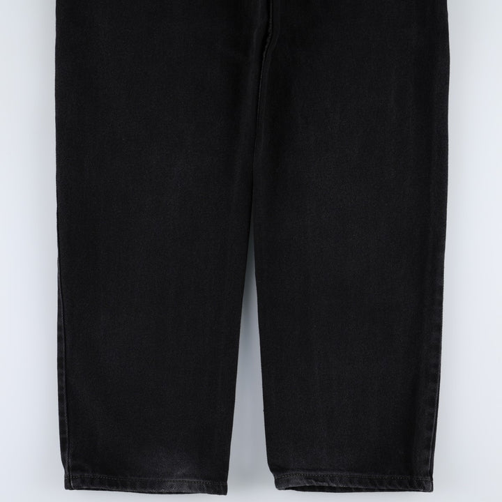 Levi's 550 Black Denim Tapered Denim Pants Men's W33 cotton black type Vintage Second Hand
