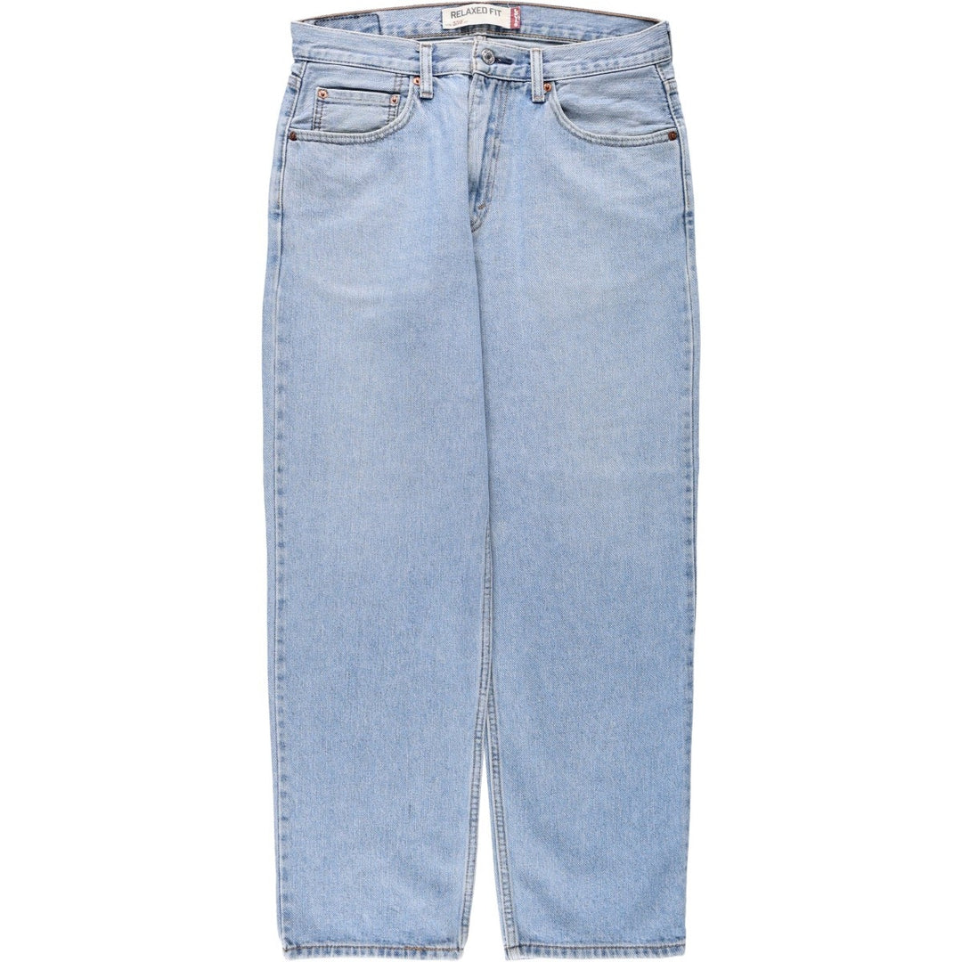 Levi's 550 Relaxed Fit Tapered Denim Pants for Men, W33 cotton blue type Vintage Second Hand