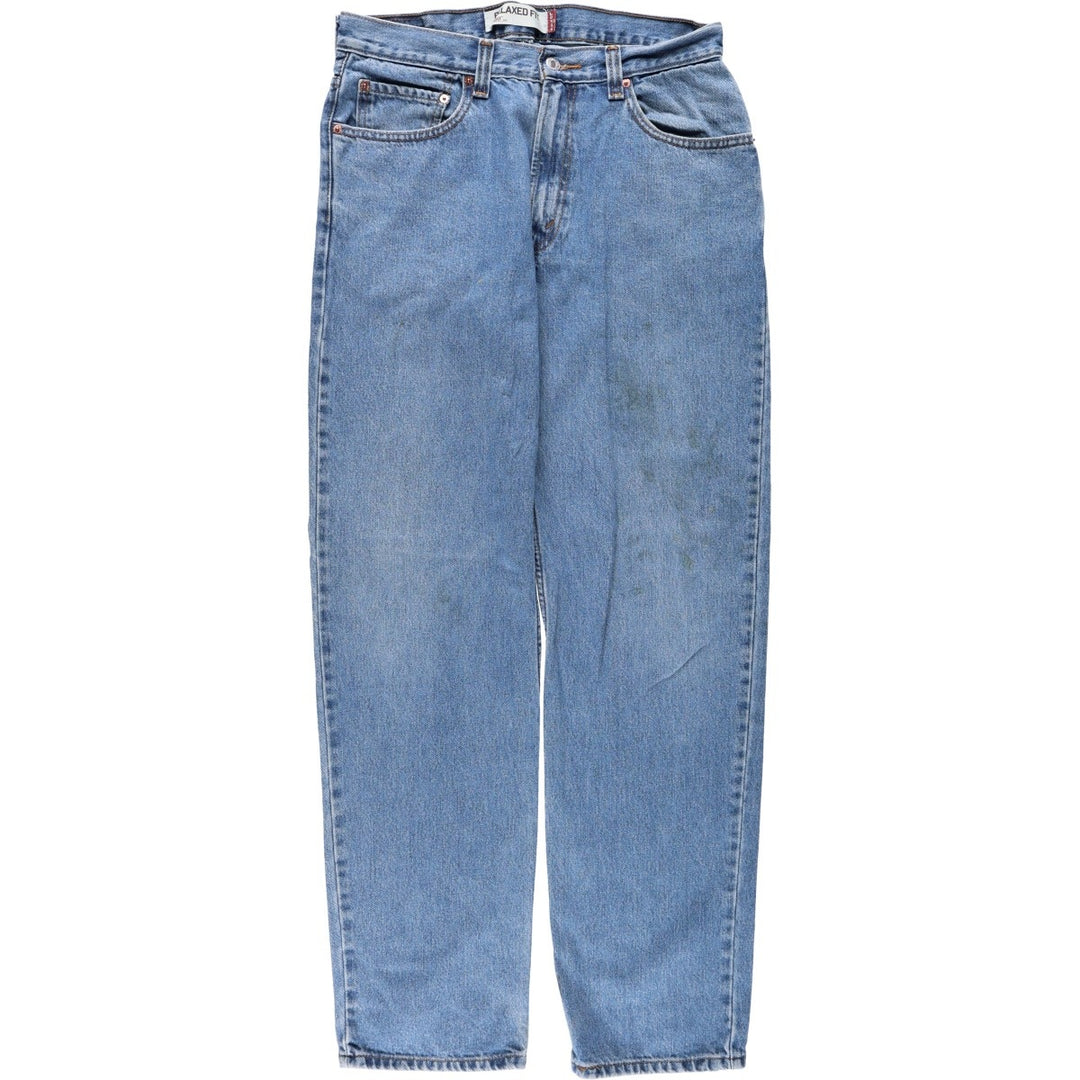 Levi's 550 Relaxed Fit Tapered Denim Pants for Men, W33 cotton blue type Vintage Second Hand