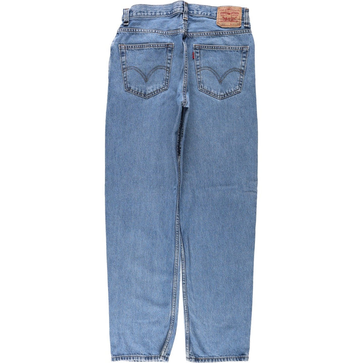 Levi's 550 Relaxed Fit Tapered Denim Pants for Men, W33 cotton blue type Vintage Second Hand