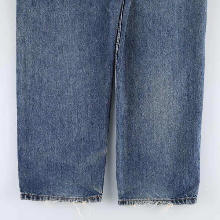 Levi's 550 tapered denim pants for men, size w36 cotton blue type Vintage Second Hand