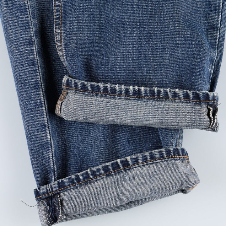 Levi's 550 tapered denim pants for men, size w36 cotton blue type Vintage Second Hand