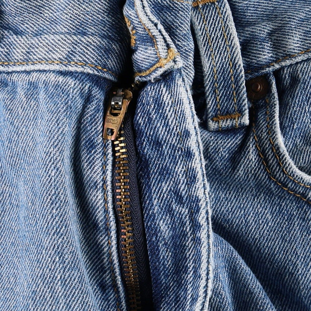 Levi's 550 Relaxed Fit Tapered Denim Pants for Men, W34 equivalent cotton blue type Vintage Second Hand