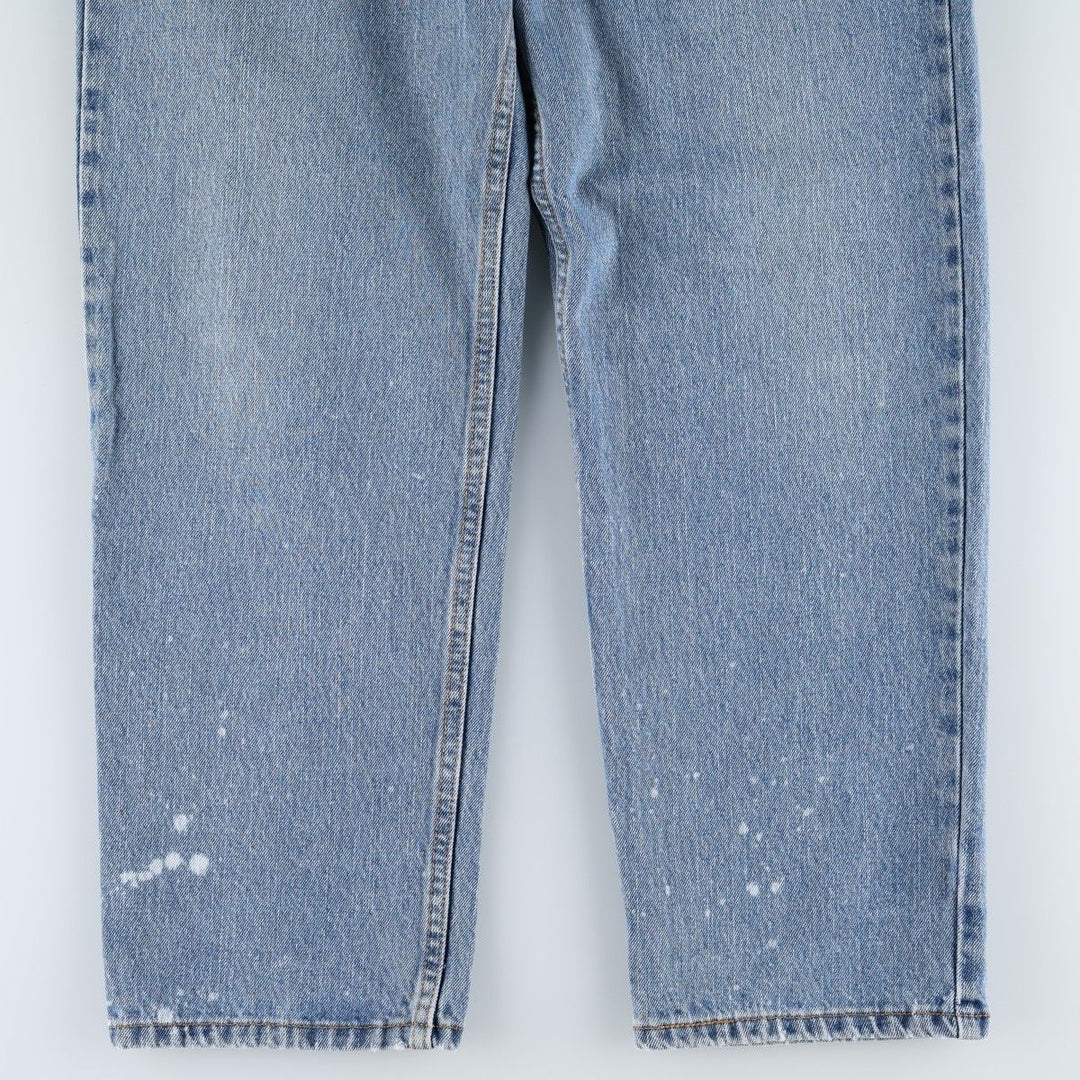 Levi's 550 Relaxed Fit Tapered Denim Pants for Men, W34 equivalent cotton blue type Vintage Second Hand