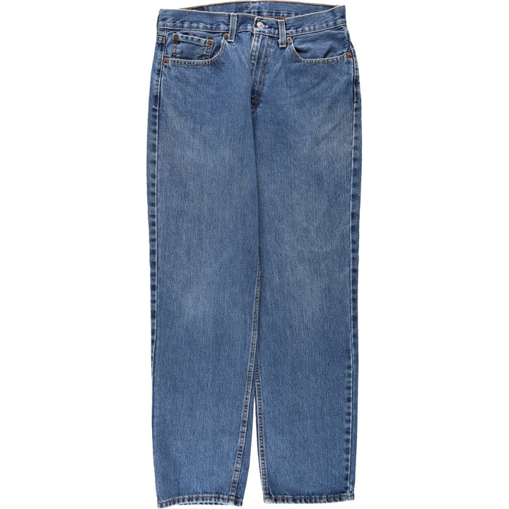 Levi's 550 tapered denim pants for men, equivalent to w32 cotton blue type Vintage Second Hand