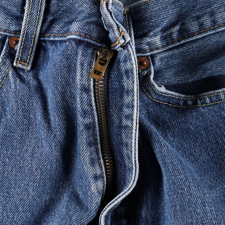Levi's 550 tapered denim pants for men, equivalent to w32 cotton blue type Vintage Second Hand