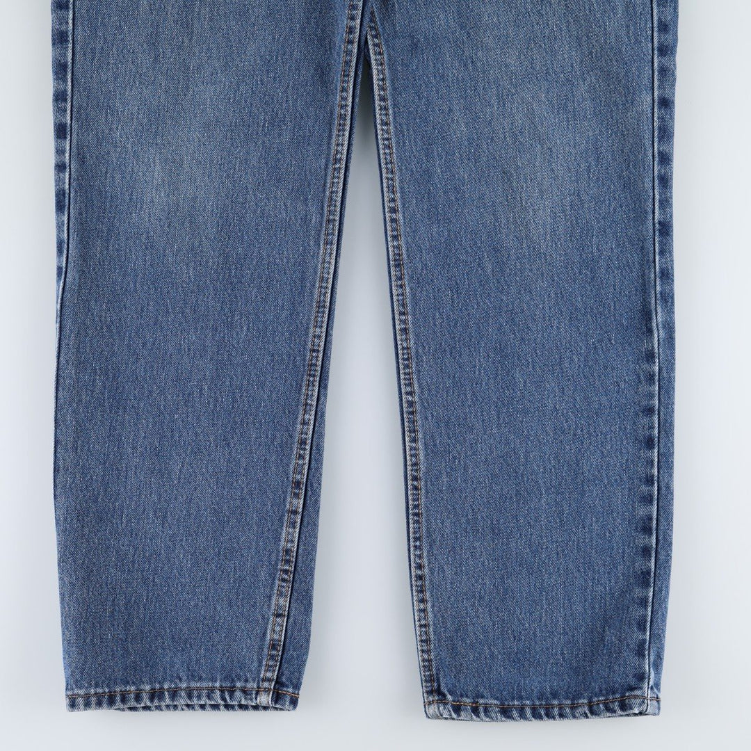 Levi's 550 tapered denim pants for men, equivalent to w32 cotton blue type Vintage Second Hand