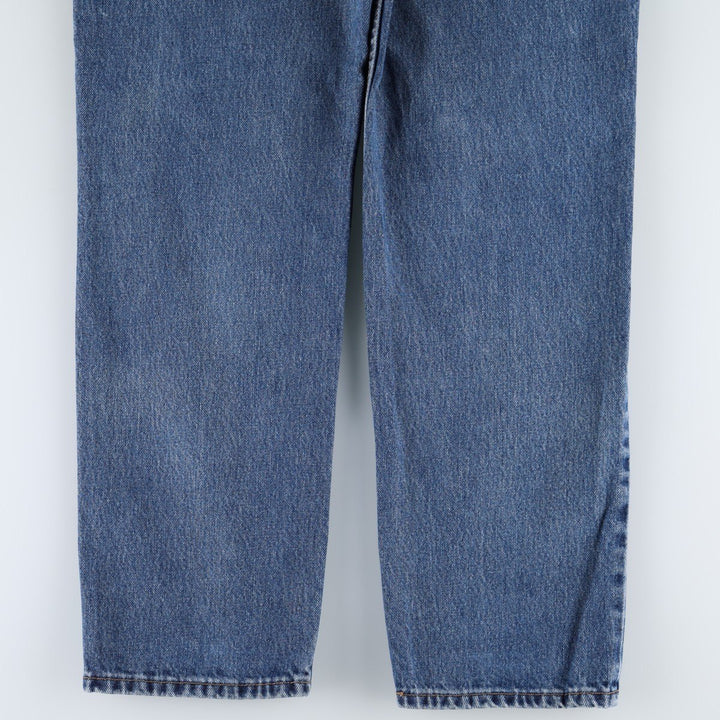 Levi's 550 tapered denim pants for men, equivalent to w32 cotton blue type Vintage Second Hand
