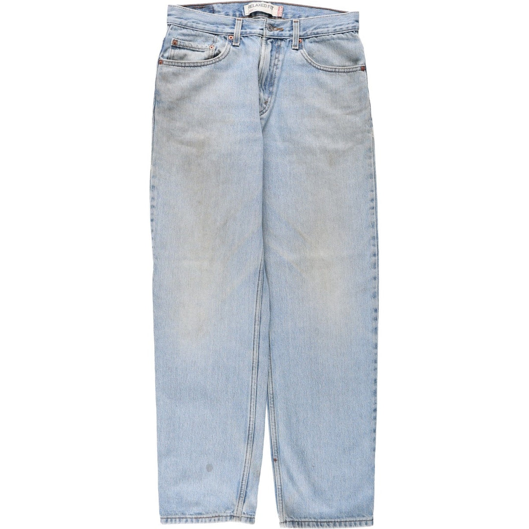 Levi's 550 Relaxed Fit Tapered Denim Pants for Men, W31 equivalent cotton blue type Vintage Second Hand