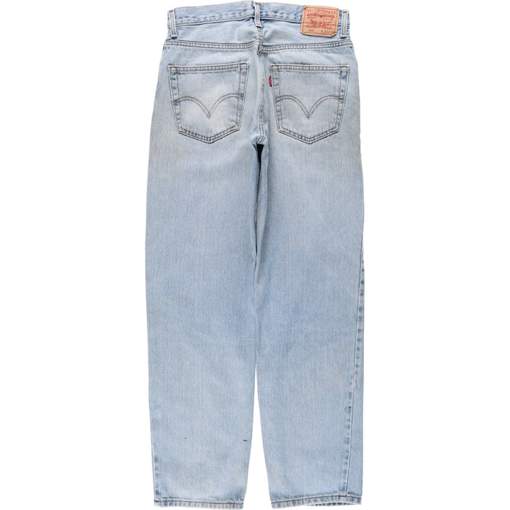 Levi's 550 Relaxed Fit Tapered Denim Pants for Men, W31 equivalent cotton blue type Vintage Second Hand