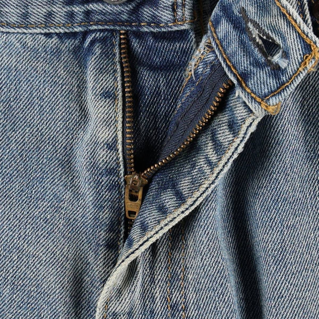 Levi's 550 tapered denim pants for men, size w37 cotton blue type Vintage Second Hand