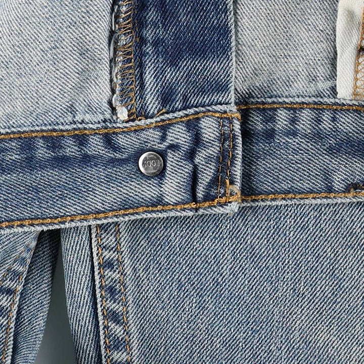 Levi's 550 tapered denim pants for men, size w37 cotton blue type Vintage Second Hand
