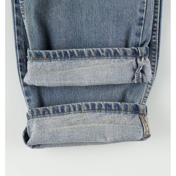 Levi's 550 tapered denim pants for men, size w37 cotton blue type Vintage Second Hand