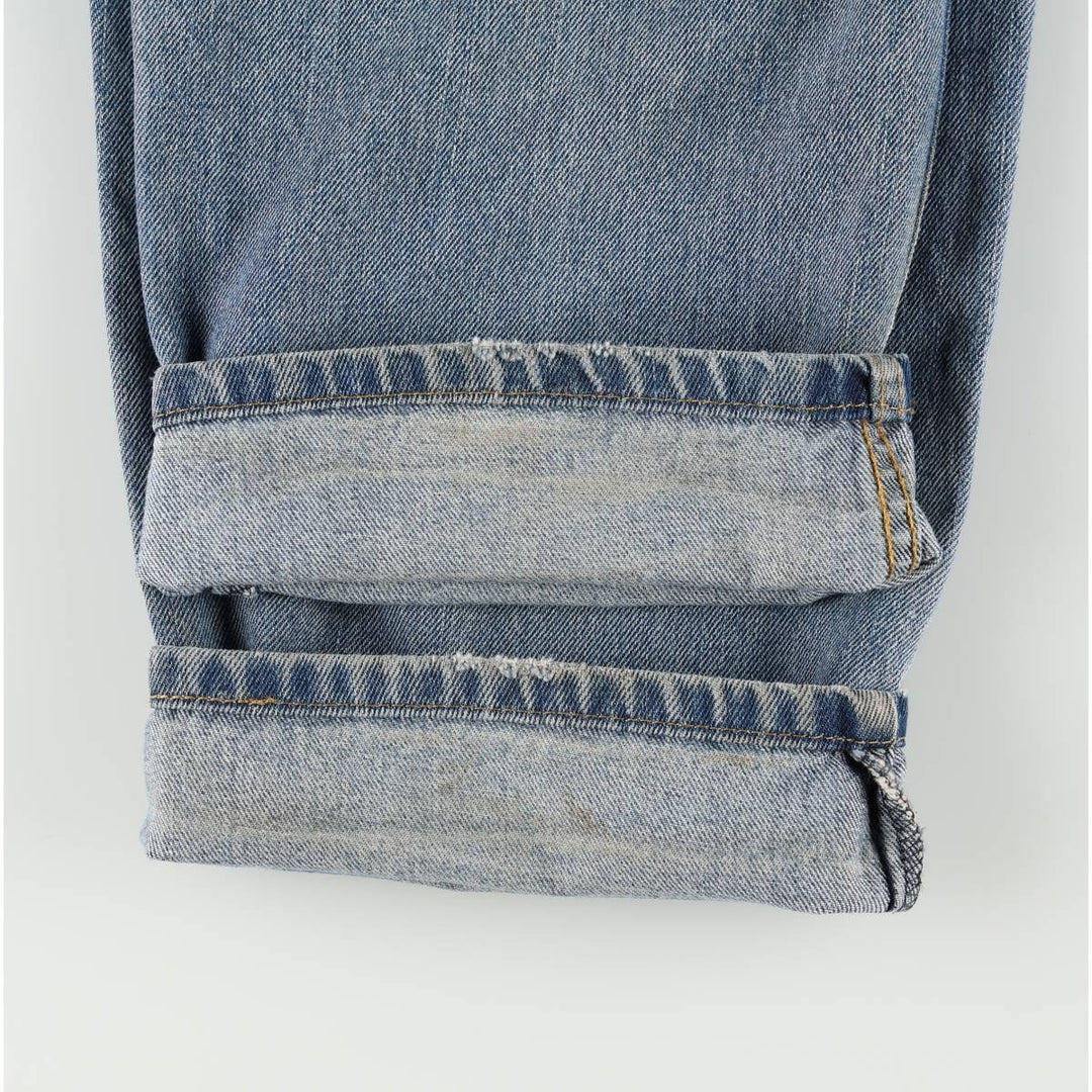 Levi's 550 tapered denim pants for men, size w37 cotton blue type Vintage Second Hand