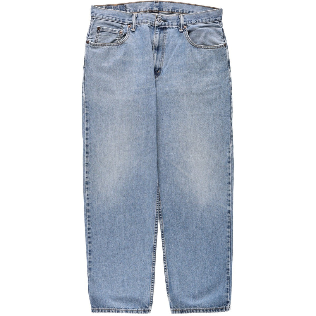 Levi's 550 tapered denim pants for men, size w36 cotton blue type Vintage Second Hand