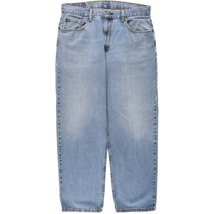 Levi's 550 tapered denim pants for men, size w36 cotton blue type Vintage Second Hand