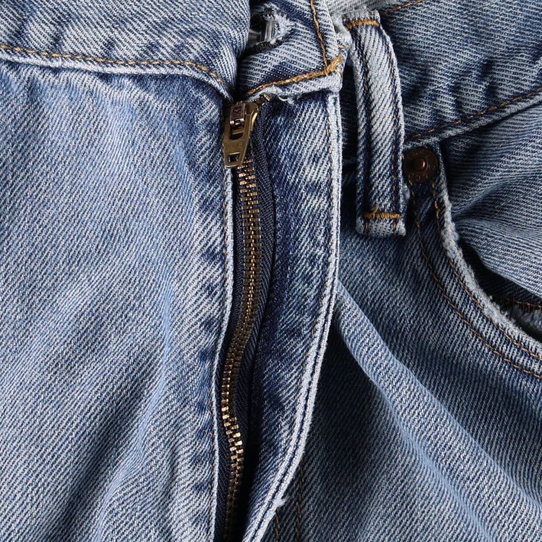 Levi's 550 tapered denim pants for men, size w36 cotton blue type Vintage Second Hand