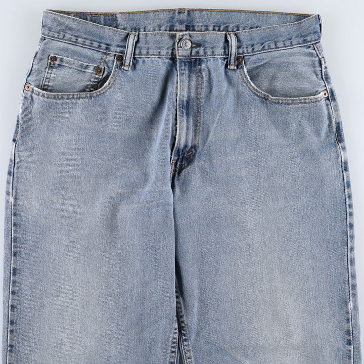 Levi's 550 tapered denim pants for men, size w36 cotton blue type Vintage Second Hand